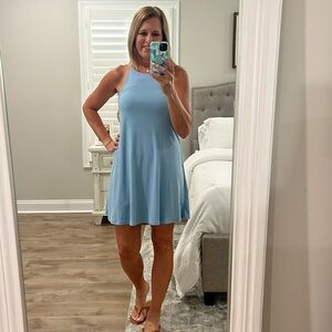 Blue sundress